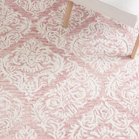 Safavieh 6 x 6 ft. Metro Contemporary Square Area Rug Pink & Ivory MET865U-6SQ